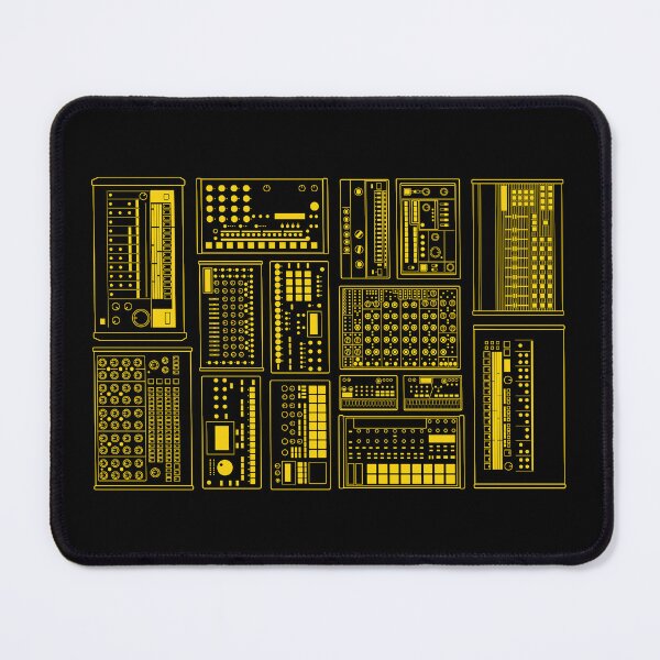 Item preview, Drum Machine Synth Collection for Electronic Musician Yellow designed and sold by AtomicMalibu.