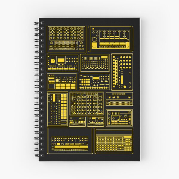Item preview, Drum Machine Synth Collection for Electronic Musician Yellow designed and sold by AtomicMalibu.