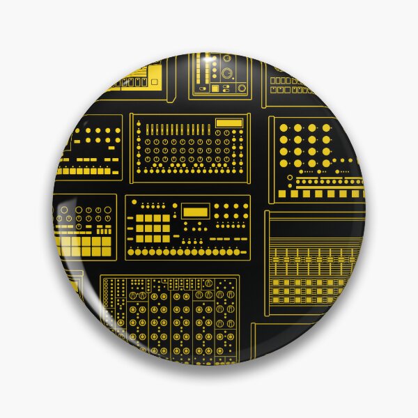 Item preview, Drum Machine Synth Collection for Electronic Musician Yellow designed and sold by AtomicMalibu.