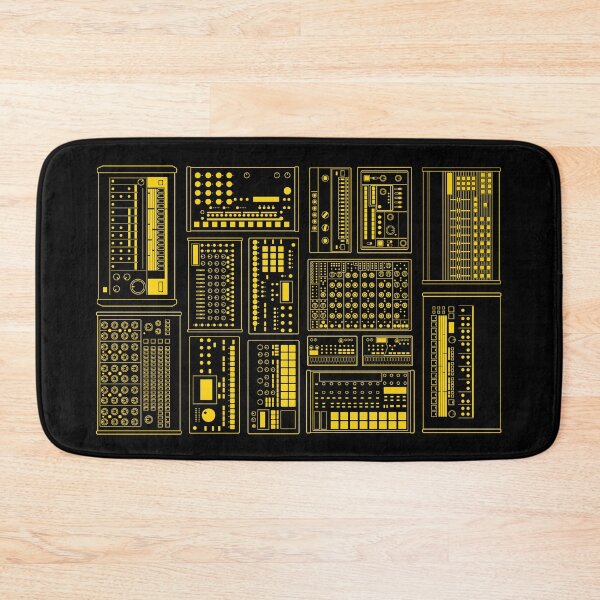 Item preview, Drum Machine Synth Collection for Electronic Musician Yellow designed and sold by AtomicMalibu.