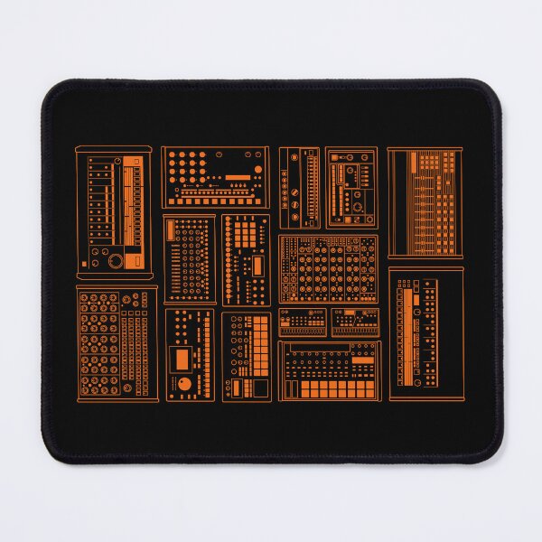 Item preview, Colección Drum Machine Synth para músico electrónico Orange designed and sold by AtomicMalibu.