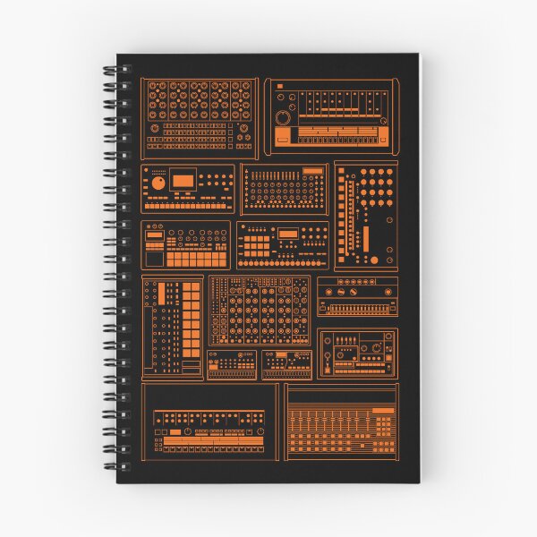 Item preview, Drum Machine Synth Collection for Electronic Musician Orange designed and sold by AtomicMalibu.