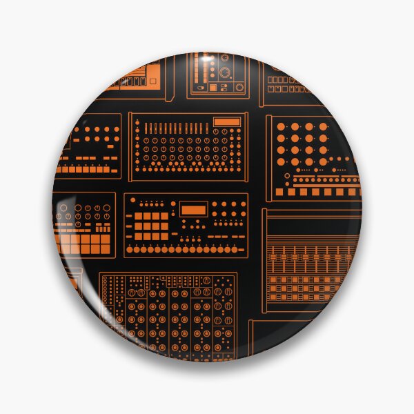 Item preview, Drum Machine Synth Collection for Electronic Musician Orange designed and sold by AtomicMalibu.