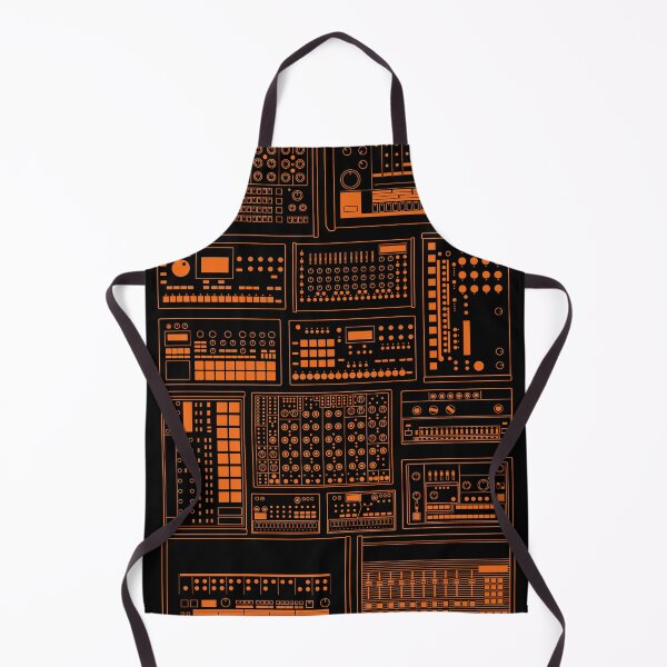 Item preview, Drum Machine Synth Collection for Electronic Musician Orange designed and sold by AtomicMalibu.