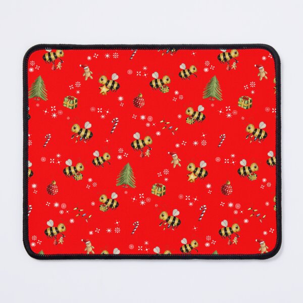 Item preview, Festive bees decorating a Christmas Tree designed and sold by JanetMGraham.