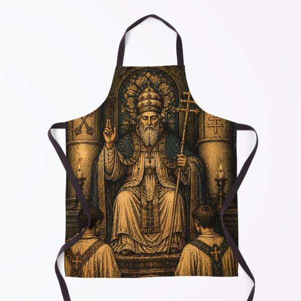 Item preview, The Hierophant Tarot Card - Vintage Spiritual Tarot Illustration designed and sold by ArcanaAbsolute.