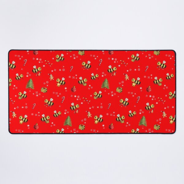 Item preview, Festive bees decorating a Christmas Tree designed and sold by JanetMGraham.