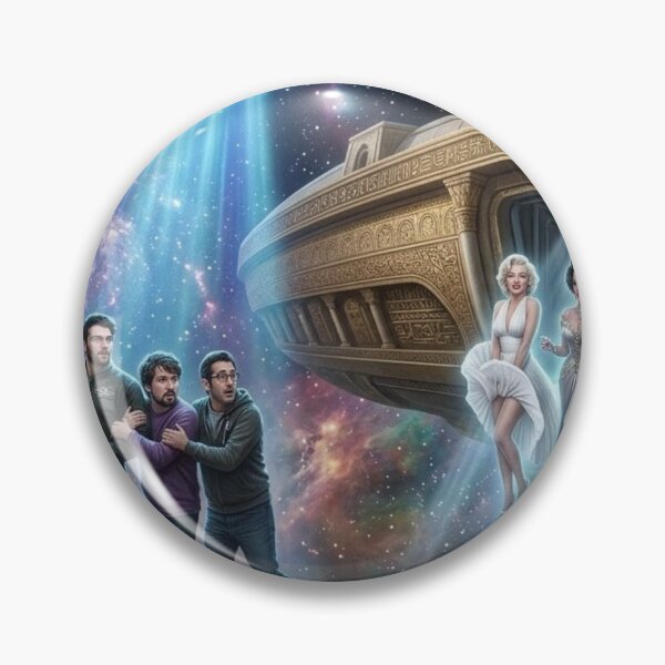 Item preview, Atmospheric Galaxy: Political Figures Abducted by Historical Iconic Figures designed and sold by Uniqueartai.