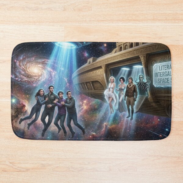 Item preview, Atmospheric Galaxy: Political Figures Abducted by Historical Iconic Figures designed and sold by Uniqueartai.