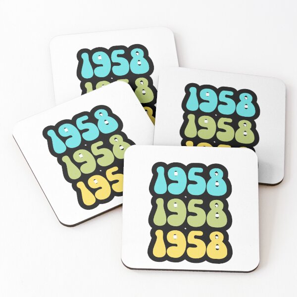 Item preview, 1958 Legendary Birthday Typography Design designed and sold by variant designer.