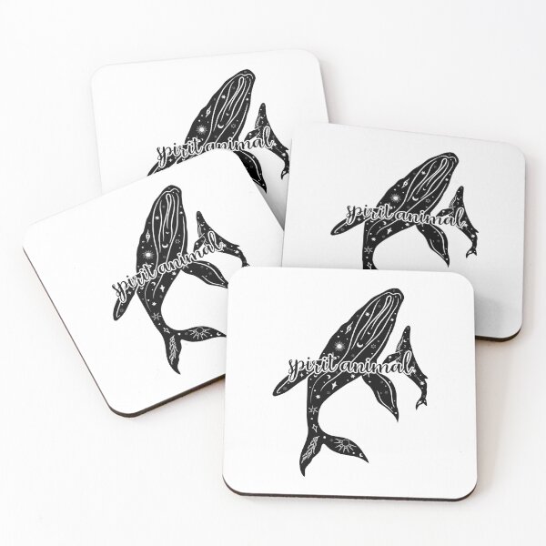 Item preview, Whale Spirit Animal Celestial Sticker designed and sold by Hxrtstrings.