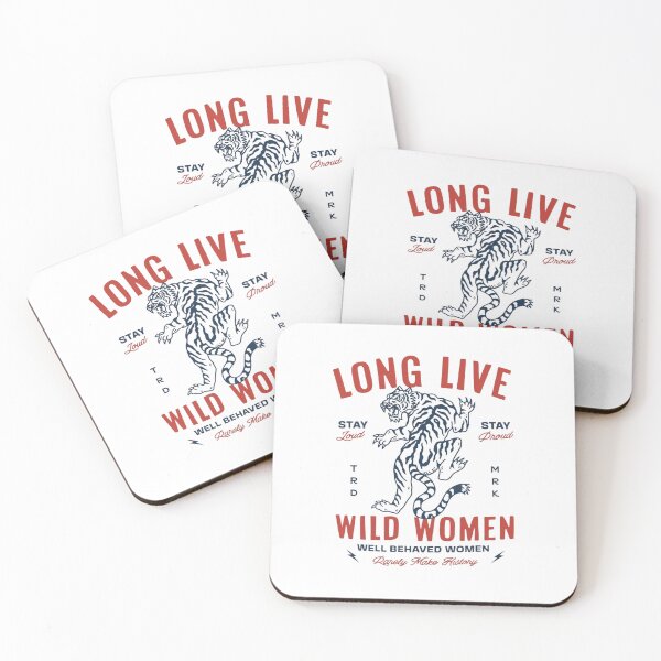 Item preview, Long Live Wild Women Vintage Tiger Art designed and sold by Colorful-Garden.