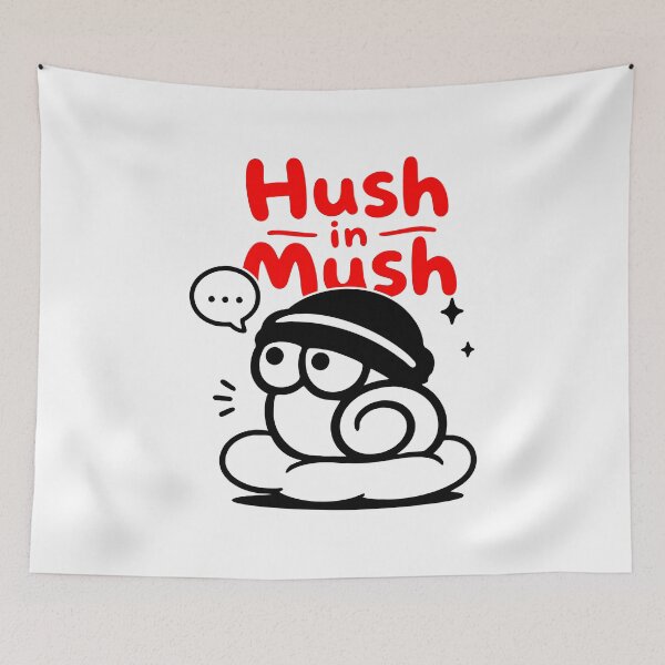 Item preview, Hush in Mush - Cozy Quiet Vibes Introvert Snail designed and sold by snewen.