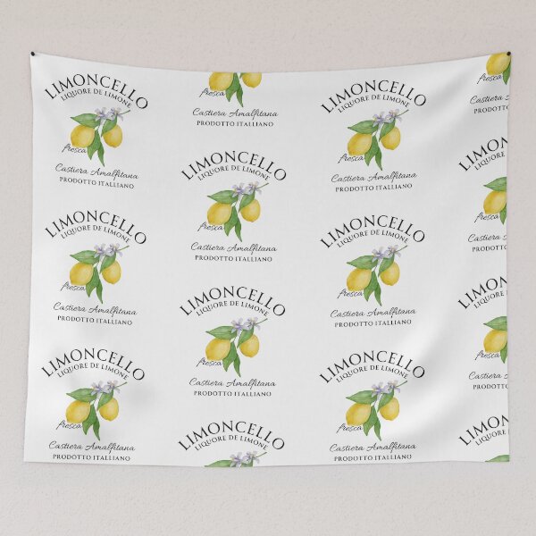 Item preview, Limoncello Liquore De Limone Italian Amalfi Coast Watercolor Art designed and sold by tarzbol.