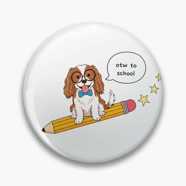 Item preview, Funny Cavalier King Charles Spaniel Back To School Pencil Boys Girls Kids designed and sold by FurryHavenPH.