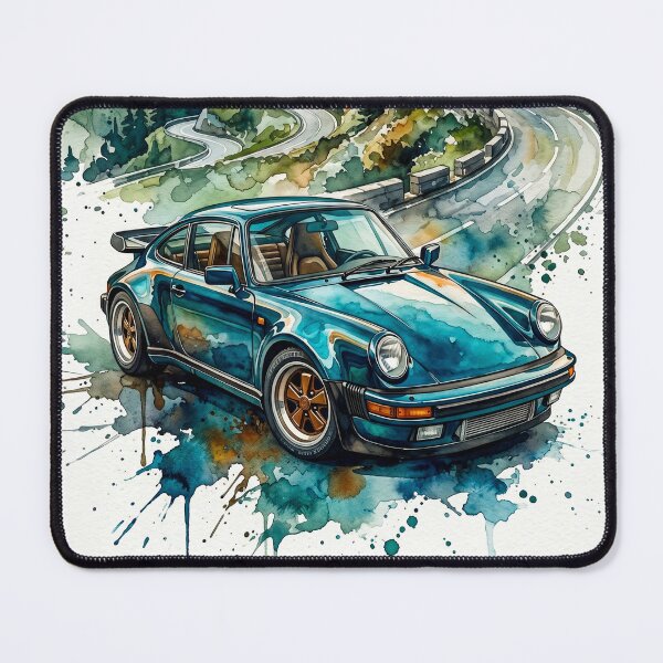 Item preview, Vintage Auto Watercolor Painting For Classic Car Enthusiasts designed and sold by RevUpDesign.