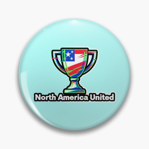 Item preview, North America United Glitch Trophy Logo designed and sold by SplashTastic.