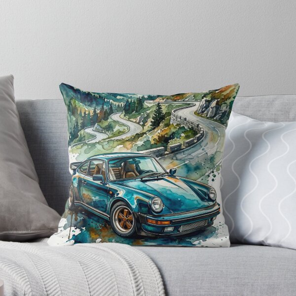 Item preview, Vintage Auto Watercolor Painting For Classic Car Enthusiasts designed and sold by RevUpDesign.