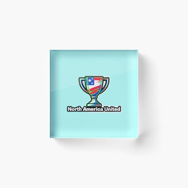 Item preview, North America United Glitch Trophy Logo designed and sold by SplashTastic.