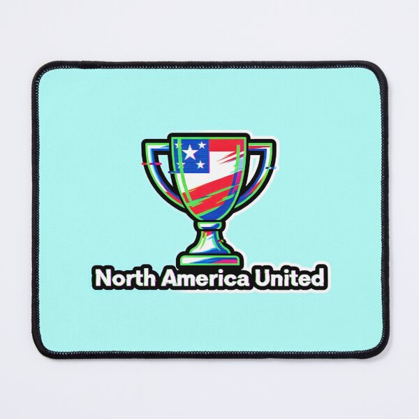 Item preview, North America United Glitch Trophy Logo designed and sold by SplashTastic.