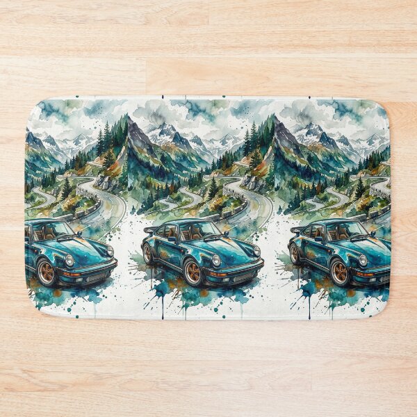 Item preview, Vintage Auto Watercolor Painting For Classic Car Enthusiasts designed and sold by RevUpDesign.