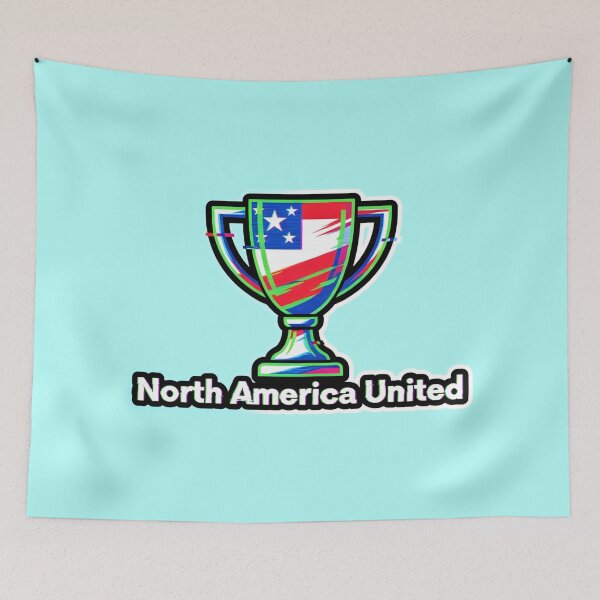 Item preview, North America United Glitch Trophy Logo designed and sold by SplashTastic.