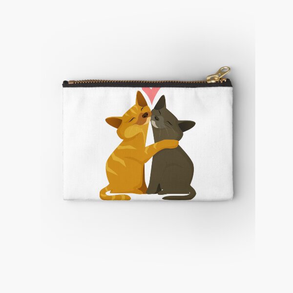 Item preview, Two Cats Cuddling With Pink Heart designed and sold by IN Tales.