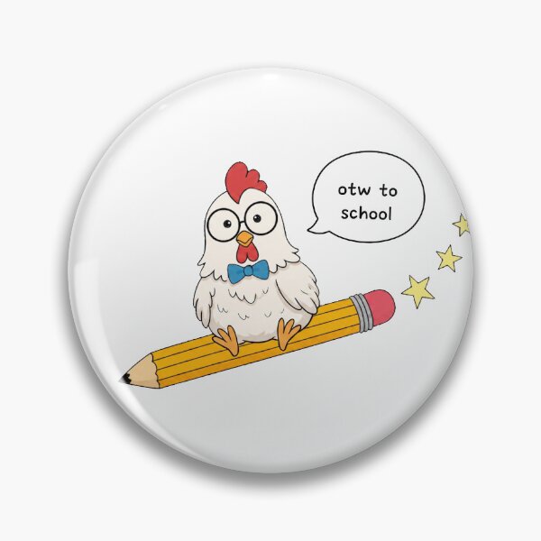 Item preview, Funny Chicken Back To School Pencil Boys Girls Kids designed and sold by FurryHavenPH.