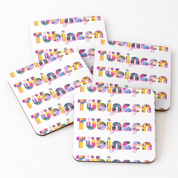 Item preview, Tübingen, Germany, Vibrant Abstract City Typography Art designed and sold by Wanderful-roads.