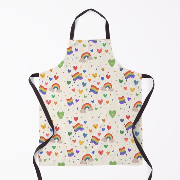 Item preview, Cute Pride Seamless Pattern – Rainbow, Hearts & Flags | Pastel LGBTQ Repeating Design designed and sold by thesalynn.