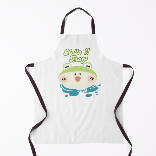 Item preview, Cute Kawaii Frog Floating - Hello Frog Retro Aesthetic designed and sold by poonzapoon.