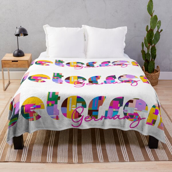 Item preview, Uetersen, Germany, Vibrant Abstract City Typography Art designed and sold by Wanderful-roads.