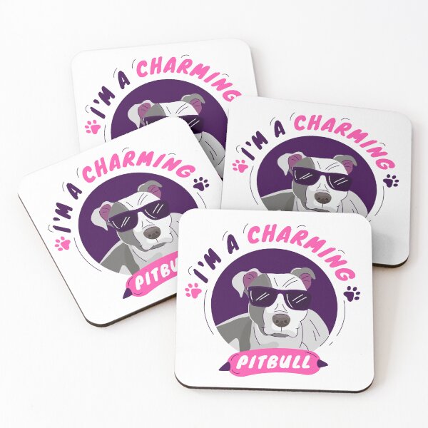 Item preview, Charming Pitbull Sunglasses Cute Cool Dog Quote designed and sold by DERA RAY.
