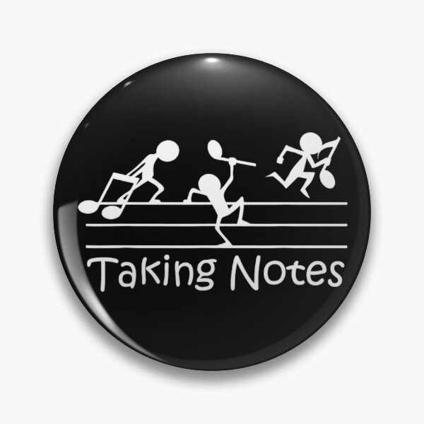 Item preview, Funny Music Note Taking Classic T-Shirt designed and sold by LillyCustomTees.