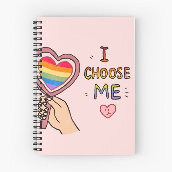 Item preview, I Choose Me – Self Love Pride Illustration | Rainbow Heart Mirror LGBTQ Art designed and sold by thesalynn.