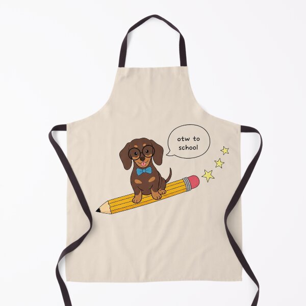 Item preview, Funny Chocolate and Tan Dachshund Back To School Pencil Boys Girls Kids designed and sold by FurryHavenPH.