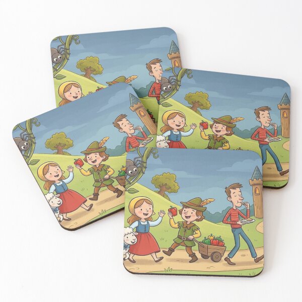 Item preview, Nursery Rhyme Characters: Open Meadow Castle Nature Scenery designed and sold by Uniqueartai.