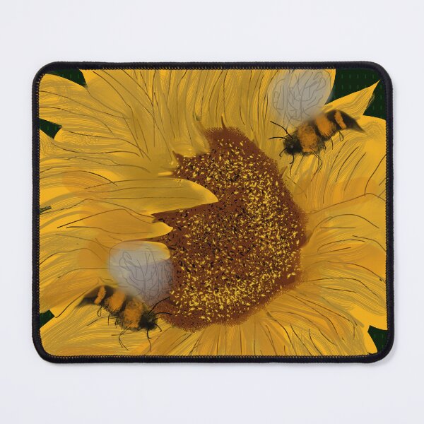 Item preview, Sunflower Bees designed and sold by Nightflyer Art.
