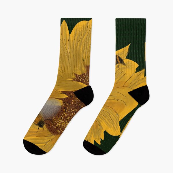 Item preview, Sunflower Bees designed and sold by Nightflyer Art.