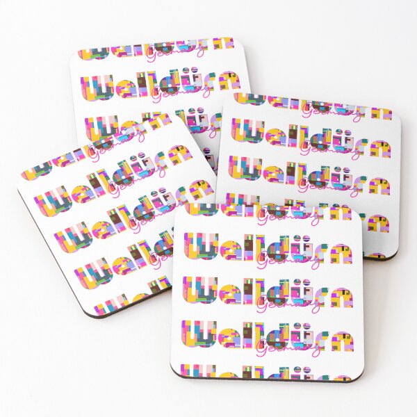 Item preview, Walldürn, Germany, Vibrant Abstract City Typography Art designed and sold by Wanderful-roads.
