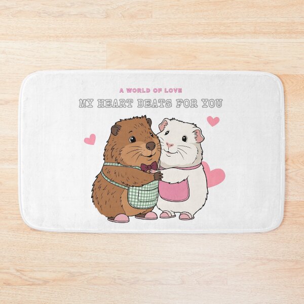 Item preview, Thank You Guinea Pig Hug – My Heart Beats for You | Cute Animal T-Shirt designed and sold by jindezign.