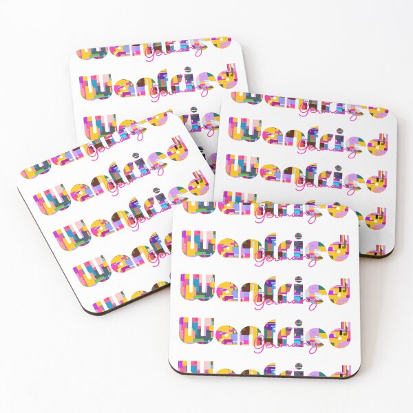 Item preview, Wanfried, Germany, Vibrant Abstract City Typography Art designed and sold by Wanderful-roads.