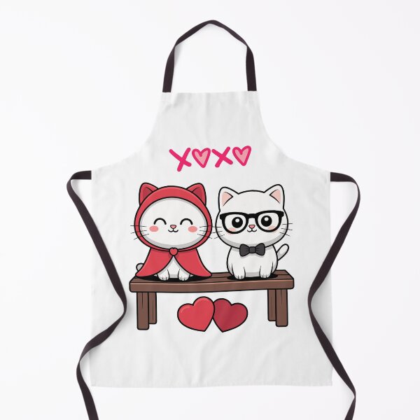 Item preview, Two Cute Cats XOXO Love Bench designed and sold by IN Tales.