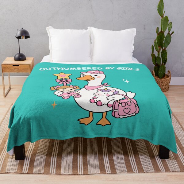 Item preview, Outnumbered By Girls Mom Life Cute Duck Mama Goose Daughter Pullover Hoodie designed and sold by CamilleMargaux.
