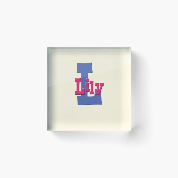 Item preview, L is for Lily, Girl's/Woman's Name and Initial  designed and sold by CharlottePlaceArt.