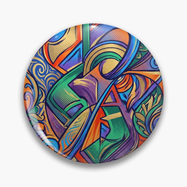 Item preview, Explore Create Be - Vibrant Abstract Line Art designed and sold by SubhAksara.