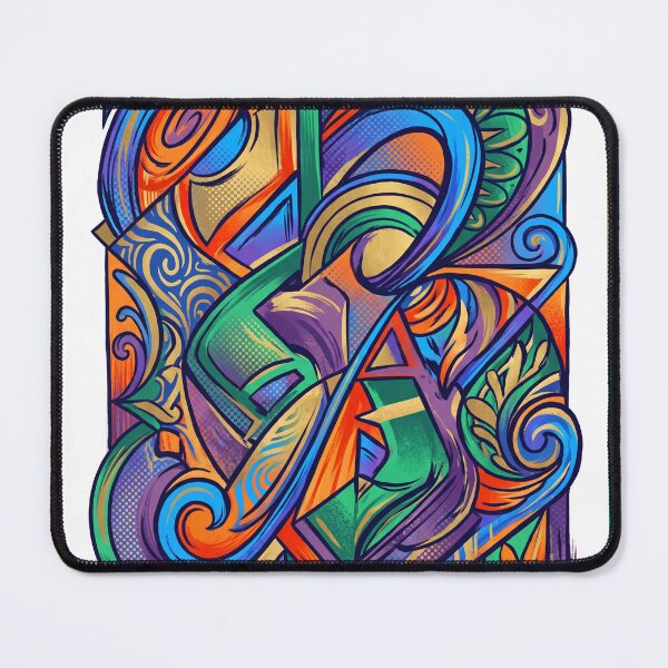 Item preview, Explore Create Be - Vibrant Abstract Line Art designed and sold by SubhAksara.