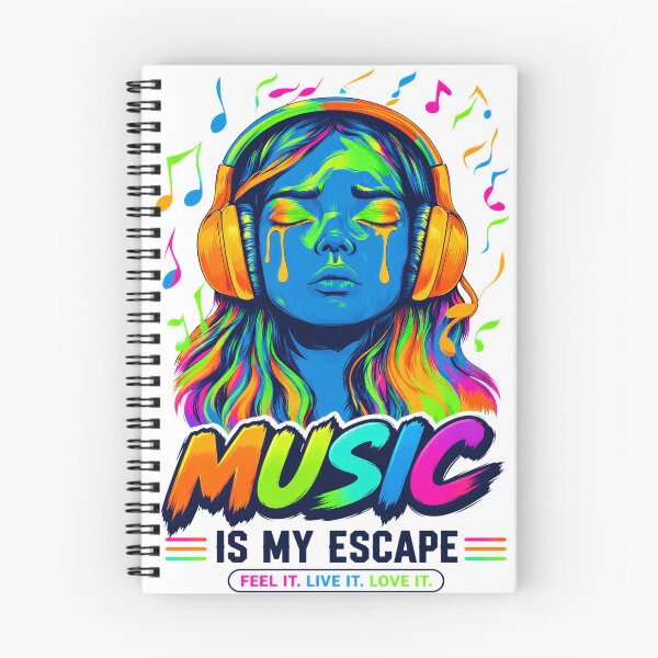 Item preview, Music Is My Escape designed and sold by KLERIKSTORE.