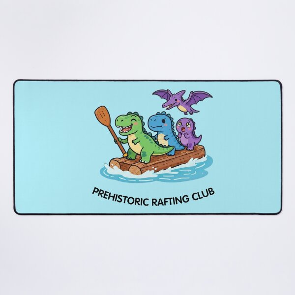 Item preview, Prehistoric Rafting Club – Cute Dinosaur River Adventure designed and sold by BCapybara.