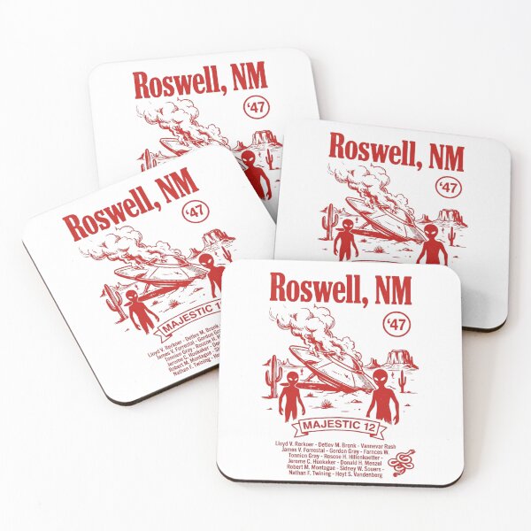Item preview, Roswell 1947 UFO Crash Majestic 12 Art designed and sold by Colorful-Garden.